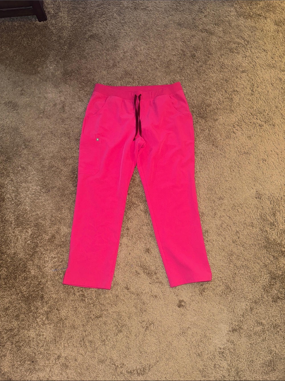 Figs KADE Scrub Pants Shocking Pink NWOT